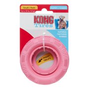 KONG Puppy Tires Dog Toy Pink/Blue, Small