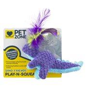 Pet Zone Dino Friends Plush Cat Toy
